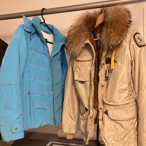 Two ski parkas, Bogner(4), and PJS Parajumpers(M)